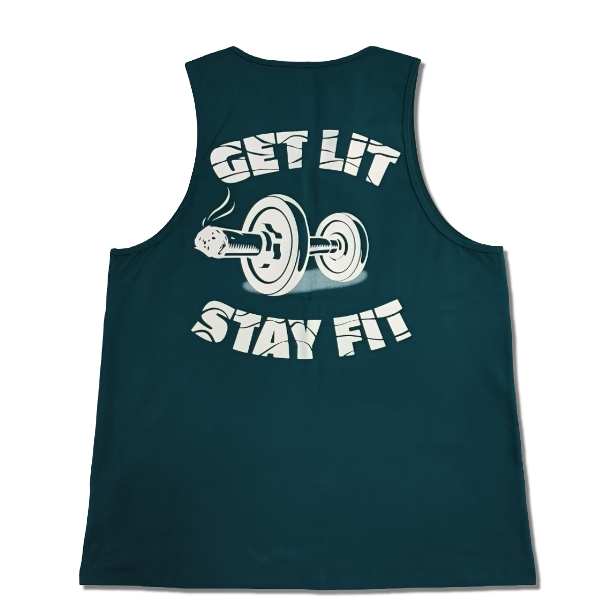 Get Lit Stay Fit Graphic Tank Top